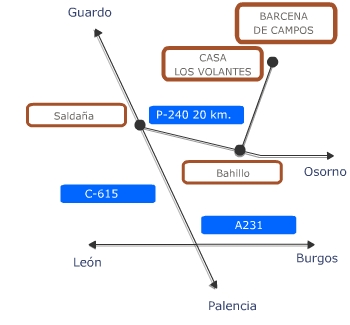 Localización en la Comarca